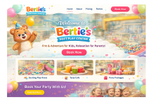Berties Soft Play Centre Website